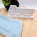Silikonform Einschieber LKW Kipper für Raysin, Beton, Gips und Keramikpulver – dekorative Gießform für Baustellen Deko, Kinderzimmerdeko und kreative DIY Gießprojekte