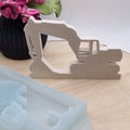 Silikonform Einschieber Schaufelbagger für Raysin, Beton, Gips und Keramikpulver – kreative Gießform für Baustellen Deko, Kinderzimmerdeko und dekorative Einschieber