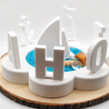 Silikonform Einstecker AHOI für Raysin, Beton, Gips und Keramikpulver – dekorative Gießform für maritime Dekoration, Küstendeko und kreative DIY Projekte