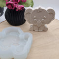 Silikonform Elefant für Raysin, Beton, Gips und Keramikpulver – dekorative Gießform für Tierdeko, Kinderzimmerdeko, Safari Deko und kreative DIY Projekte