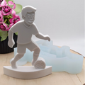 Silikonform Fußballspieler für Raysin, Beton, Gips und Keramikpulver – kreative Gießform für Fußball Deko, Sportdeko, Vereinsdeko und DIY Projekte für Fußballfans