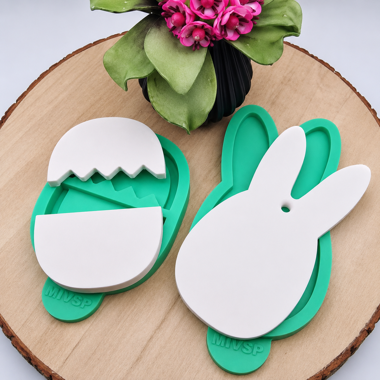 Silikonform Gießform Geldgeschenk Ostern zum Gießen von kreativer Osterdeko aus Raysin, Beton oder Gips