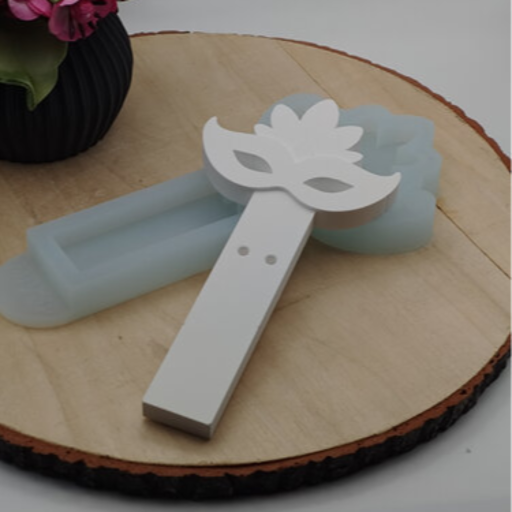 Silikonform Geschenkanhänger Maske für Raysin, Beton, Gips und Keramikpulver – kreative Gießform für Karneval Deko, Geschenkanhänger, Faschingsdeko und DIY Projekte