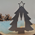 Silikonform Gießform Ballonlicht Tannenbaum Köln Dom kaufen für DIY Gießen mit Raysin Beton Gips Keramikpulver und Resin Weihnachts Deko Köln