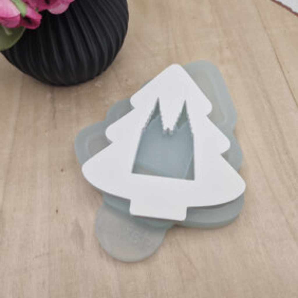 Silikonform Gießform Ballonlicht Tannenbaum Vorderseite Köln Dom einzeln kaufen für DIY Gießen mit Raysin Beton Gips Keramikpulver und Resin Weihnachts Deko Köln