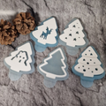 Silikonform Gießform Ballonlicht Tannenbaum Vorderseiten Set kaufen für DIY Gießen mit Raysin Beton Gips Keramikpulver und Resin Weihnachts Deko