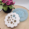 Silikonform Gießform Blumenretter Nr 2 kaufen für DIY Gießen mit Raysin Beton Gips Keramikpulver und Resin kreative Blumen Deko Geschenkidee