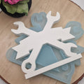Silikonform Gießform Einschieber Schraubenschlüssel kaufen für DIY Gießen mit Raysin Beton Gips Keramikpulver und Resin Werkstatt und Geschenk Deko