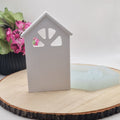 Silikonform Gießform Haus Nr 1 einzeln kaufen für DIY Gießen mit Raysin Beton Gips Keramikpulver und Resin dekoratives Haus für Deko und Geschenkideen