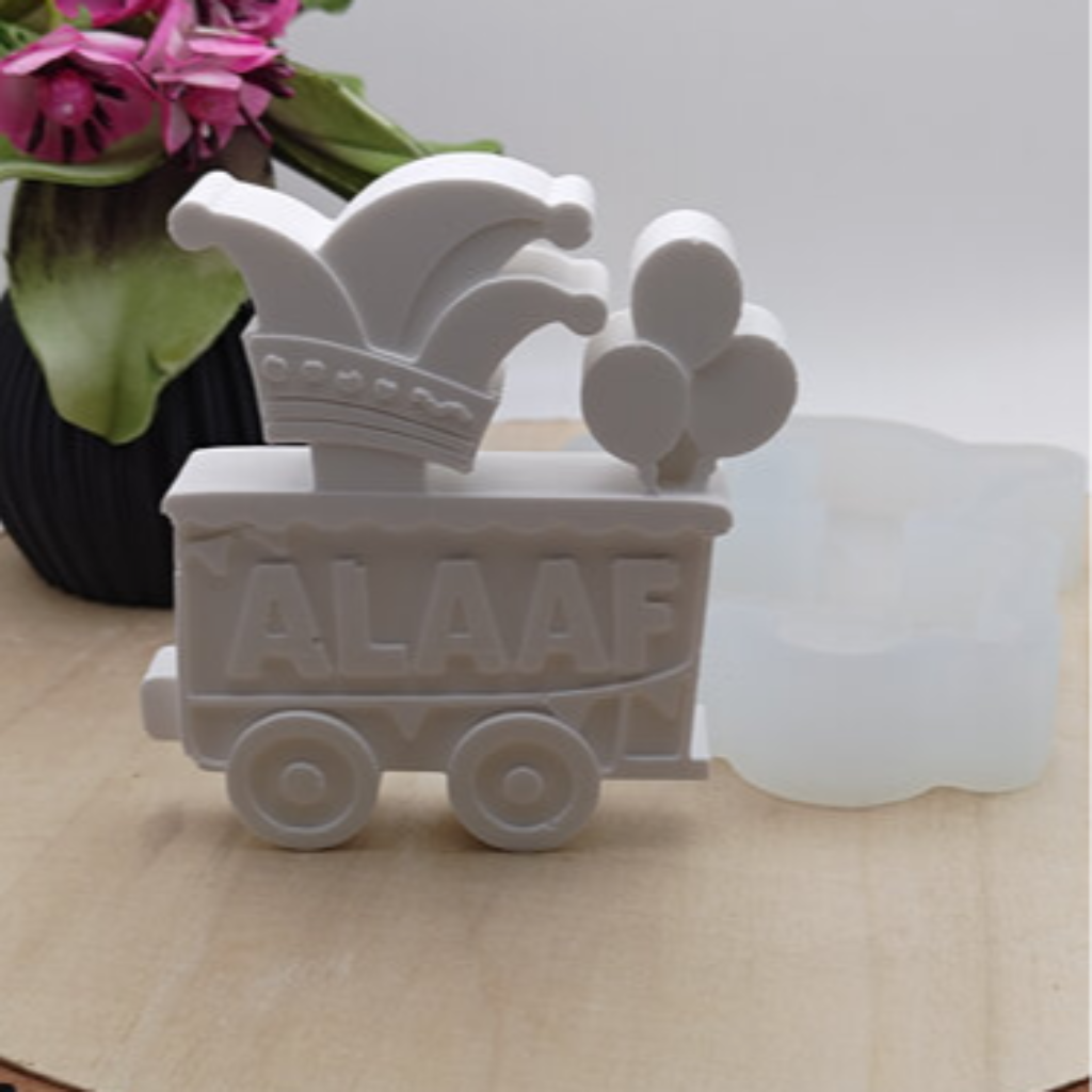 Silikonform Gießform Karneval Anhänger Alaaf kaufen für DIY Gießen mit Raysin Beton Gips Keramikpulver und Resin karnevalistische Deko