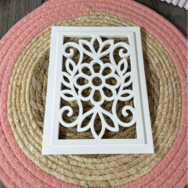 Gießform Laterne Blume Ornament aus Silikon für selbstgemachte Laternen, dekorative Lichtobjekte und kreative Gießprojekte mit Raysin, Beton oder Gips.