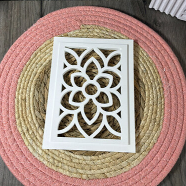 Gießform Laterne Mandala aus Silikon für selbstgemachte Laternen, dekorative Lichtobjekte und kreative Gießprojekte mit Raysin, Beton oder Gips.