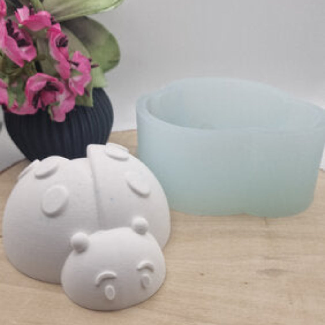 Silikonform Gießform Marienkäfer kaufen für DIY Gießen mit Raysin Beton Gips Keramikpulver und Resin dekorative Marienkäfer für Garten und Deko