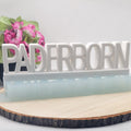 Silikonform Gießform Paderborn kaufen für DIY Gießen mit Raysin Beton Gips Keramikpulver und Resin moderne Stadt Deko Skyline Paderborn