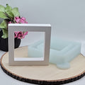 Silikonform Gießform Rahmen kaufen für DIY Gießen mit Raysin Beton Gips Keramikpulver und Resin dekorativer Rahmen für kreative Deko und Geschenkideen
