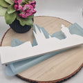 Silikonform Gießform Skyline Krefeld Hüls kaufen für DIY Gießen mit Raysin Beton Gips Keramikpulver und Resin moderne Stadt Skyline Deko