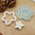 Silikonform Gießform Stern mittel kaufen für DIY Gießen mit Raysin Beton Gips Keramikpulver und Resin dekorativer Stern für Weihnachts Deko und Bastelideen
