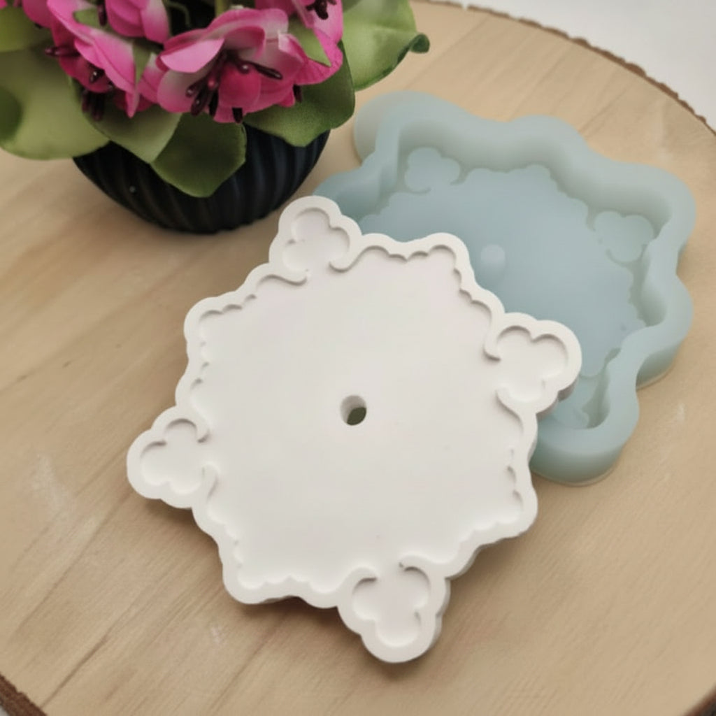 Silikonform Gießform Tablett klein kaufen für DIY Gießen mit Raysin Beton Gips Keramikpulver und Resin modernes Deko Tablett für Zuhause