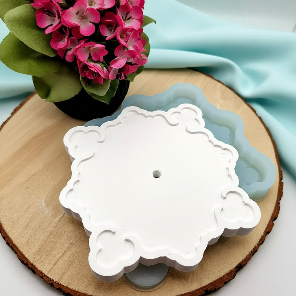 Silikonform Gießform Tablett Mittel kaufen für DIY Gießen mit Raysin Beton Gips Keramikpulver und Resin modernes Deko Tablett für Wohnaccessoires