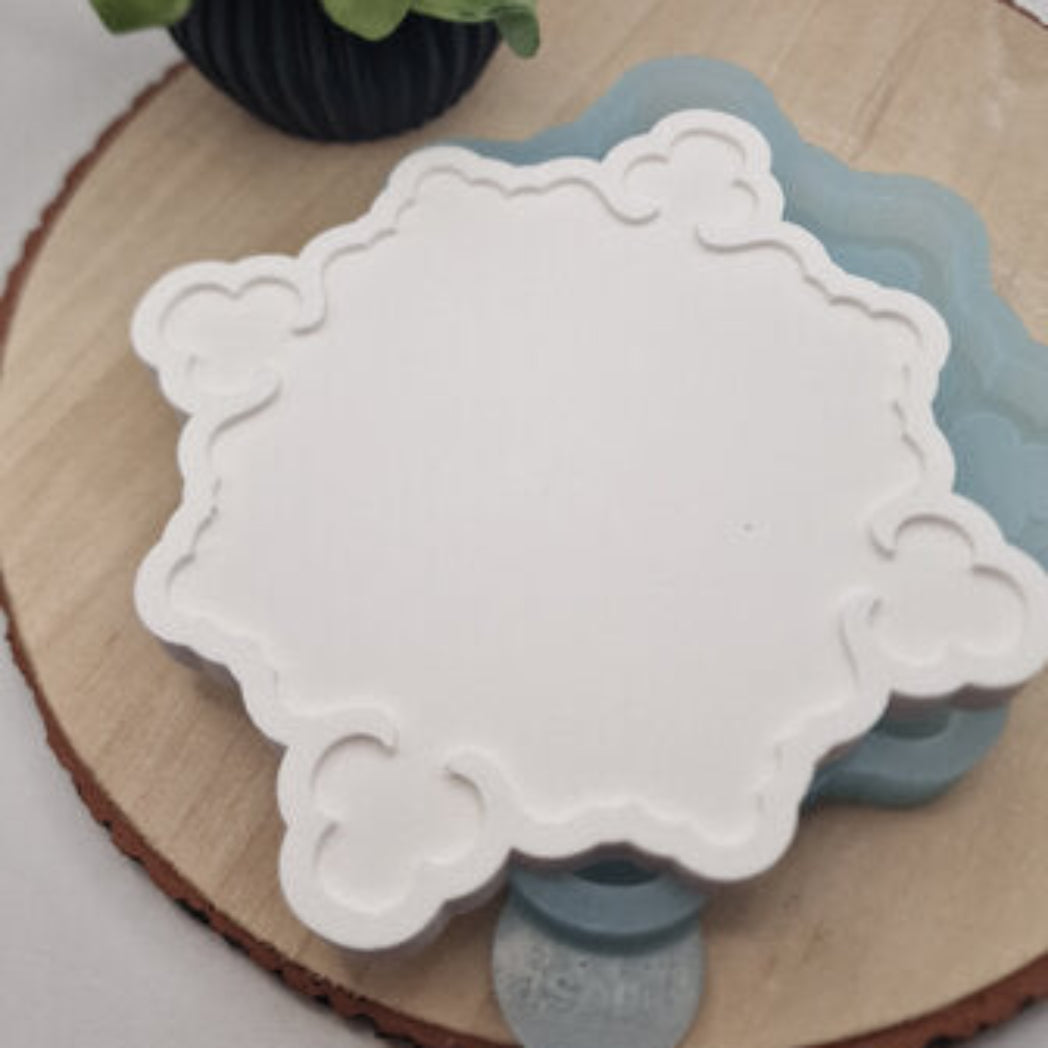 Silikonform Gießform Tablett ohne Loch mittel kaufen für DIY Gießen mit Raysin Beton Gips Keramikpulver und Resin modernes mittleres Deko Tablett