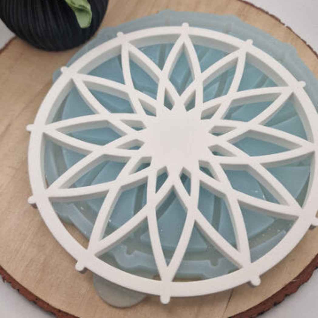 Silikonform Gießform Traumfänger Nr 2 kaufen für DIY Gießen mit Raysin Beton Gips Keramikpulver und Resin dekorativer Traumfänger Anhänger