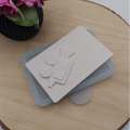 Silikonform Gießform Gutscheinverpackung Kamera im Set zum Gießen von kreativer Geschenkdeko aus Raysin, Beton oder Gips