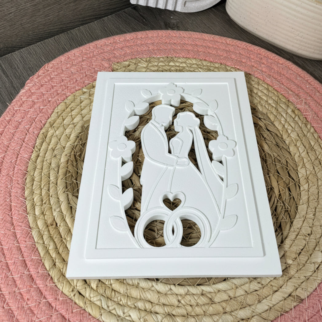 Hochzeitslaterne Silikonform zum Gießen für liebevolle Lichtdeko, Brautpaar-Geschenke und romantische Dekoration zur Hochzeit