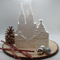 Silikonform Kölner Dom Weihnachtsmarkt für Raysin, Beton, Gips und Keramikpulver – festliche Gießform für Weihnachtsdeko, Köln Deko und kreative DIY Projekte mit dem Kölner Dom