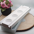Silikonform Gießform Lichterbogen Schwibbogen Halterung für 4 Teelichter B Ware kaufen für DIY Gießen mit Raysin Beton Gips Keramikpulver und Resin