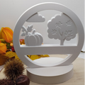 Silikonform Loop Kürbis für Raysin, Beton, Gips und Keramikpulver – herbstliche Gießform für Kürbisdeko, Herbstdeko, Halloween Deko und kreative DIY Projekte