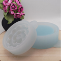 Silikonform Lotusblüte Dose für Raysin, Beton, Gips und Keramikpulver