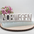 Silikonform Norwegen Skyline für Raysin, Beton, Gips und Keramikpulver – dekorative Gießform mit Norwegen Motiv für Heimatdeko, Reisedeko und kreative DIY Projekte