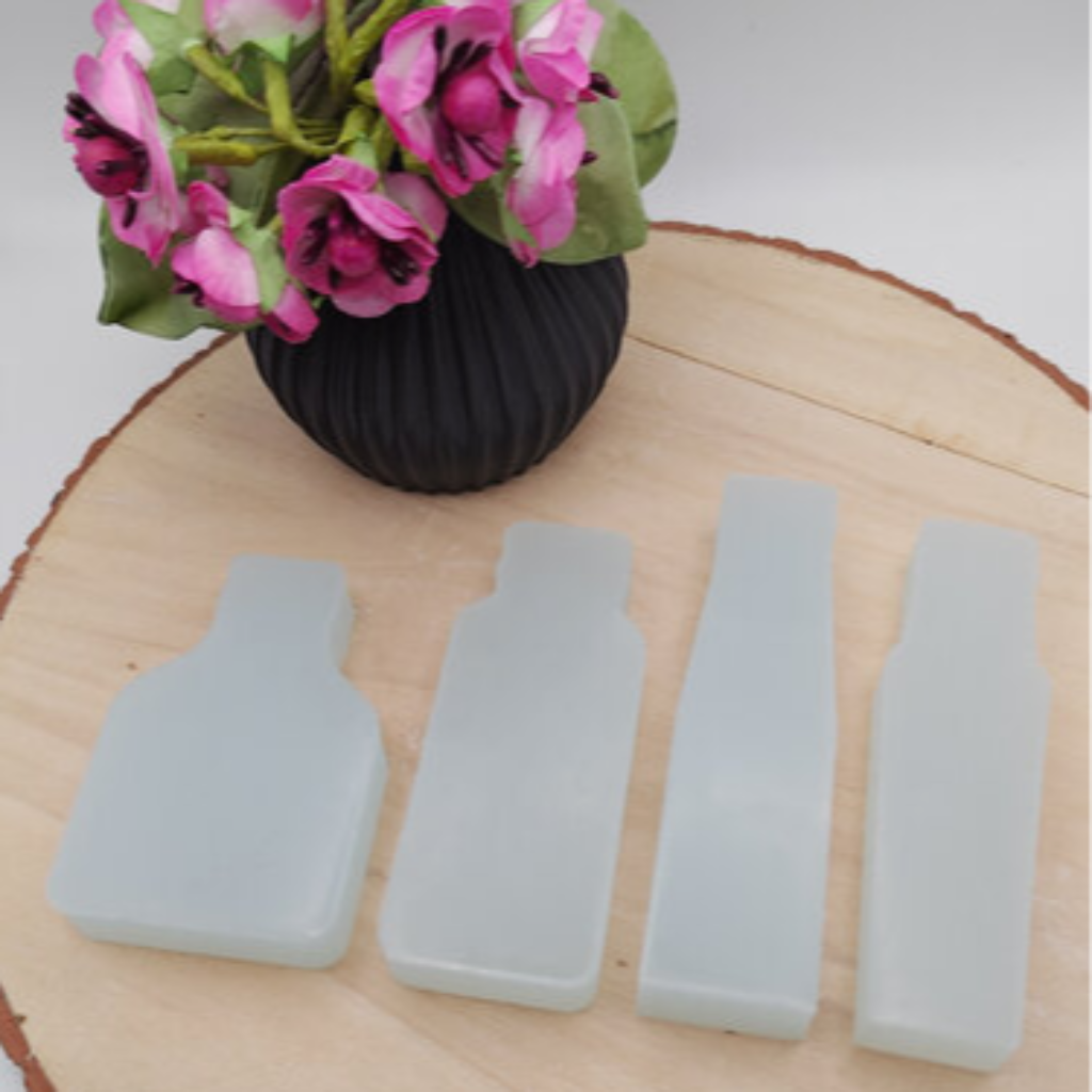 Silikonform Nupsis kleine Shots Flaschen für Raysin, Beton, Gips und Keramikpulver – kreative Gießform für Mini Flaschen Deko, Geschenkideen und DIY Projekte