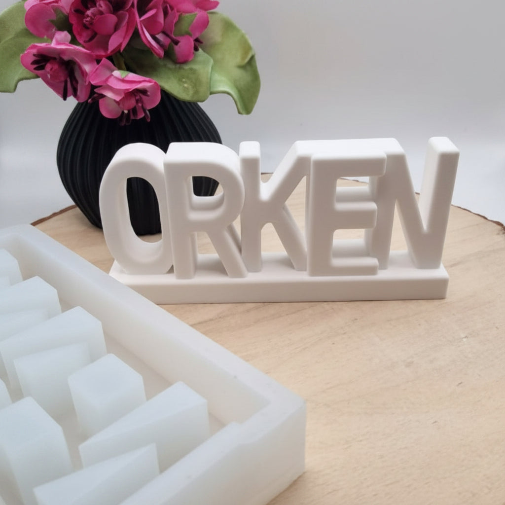 Silikonform Orken für Raysin, Beton, Gips und Keramikpulver – dekorative Gießform für maritime Dekoration, kreative DIY Projekte und selbstgemachte Dekoideen