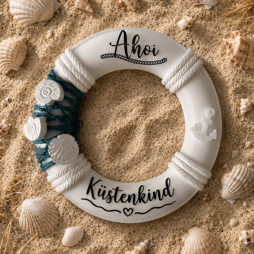 Silikonform Rettungsring zum Gießen sommerlicher Deko für Meerliebe, Urlaub und Küstenflair