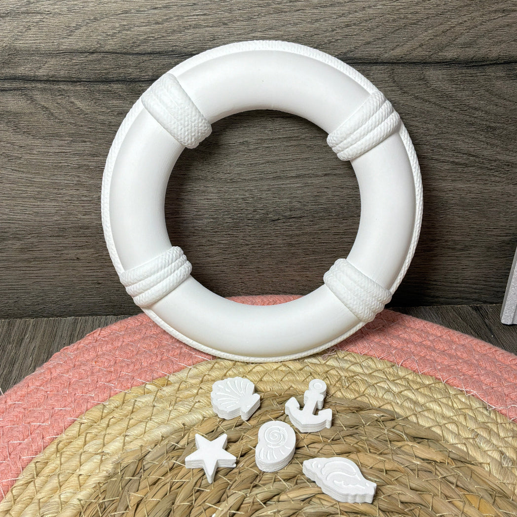 Maritime Silikonform Rettungsring für Stranddeko, Küstendeko und kreative Geschenkideen