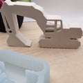 Silikonform Schaufelbagger für Raysin, Beton, Gips und Keramikpulver – kreative Gießform für Baustellen Deko, Kinderzimmerdeko, Bagger Fans und DIY Gießprojekte