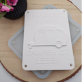 Silikonform Schild Campen für Raysin, Beton, Gips und Keramikpulver – dekorative Gießform für Camping Deko, Wohnmobil Deko und kreative DIY Projekte