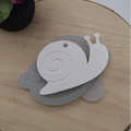Silikonform Gießform Schnecke Anhänger zum Gießen von kreativer DIY Deko aus Raysin, Beton oder Gips