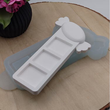 Silikonform Schokohalter Bonbon für Raysin, Beton, Gips und Keramikpulver