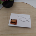 Silikonform Gießform Schokohalter Gutscheinverpackung Fisch im Set zum Gießen von religiöser Geschenkdeko