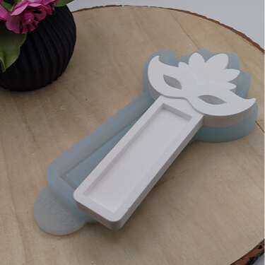 Silikonform Schokoriegelhalter Maske für Raysin, Beton, Gips und Keramikpulver