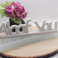 Silikonform Schriftzug Alaaf You für Raysin, Beton, Gips und Keramikpulver