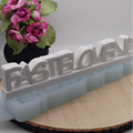 Silikonform Schriftzug Fastelovend für Raysin, Beton, Gips und Keramikpulver – kreative Gießform für kölsche Karneval Deko, Faschingsdeko und DIY Projekte