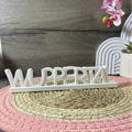 Silikonform Schriftzug Wuppertal zum Gießen mit Raysin, Beton, Gips oder Keramikpulver für kreative DIY Deko, Stadtdeko und Geschenkideen.