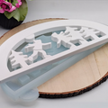 Silikonform Schwibbogen Winter für Raysin, Beton, Gips und Keramikpulver – winterliche Gießform für Weihnachtsdeko, Adventsdeko und stimmungsvolle DIY Projekte