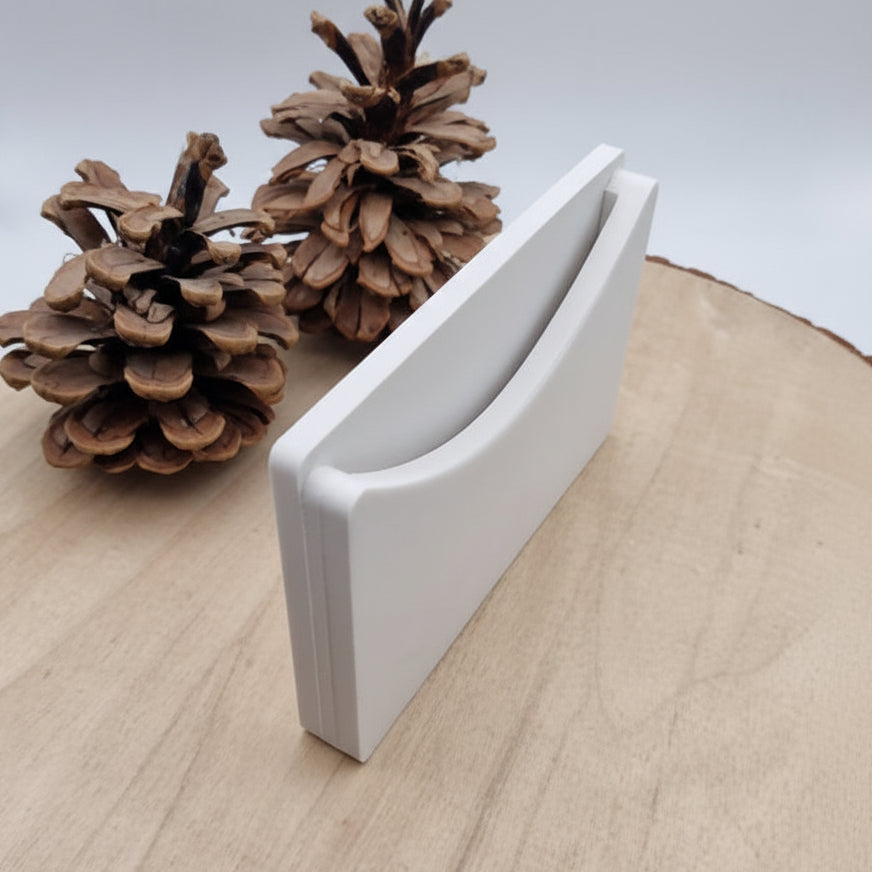 Silikonform Set Gutscheinverpackung Rentier zum Kombinieren von Vorderseite und Rückseite für Gießprojekte mit Raysin oder Beton