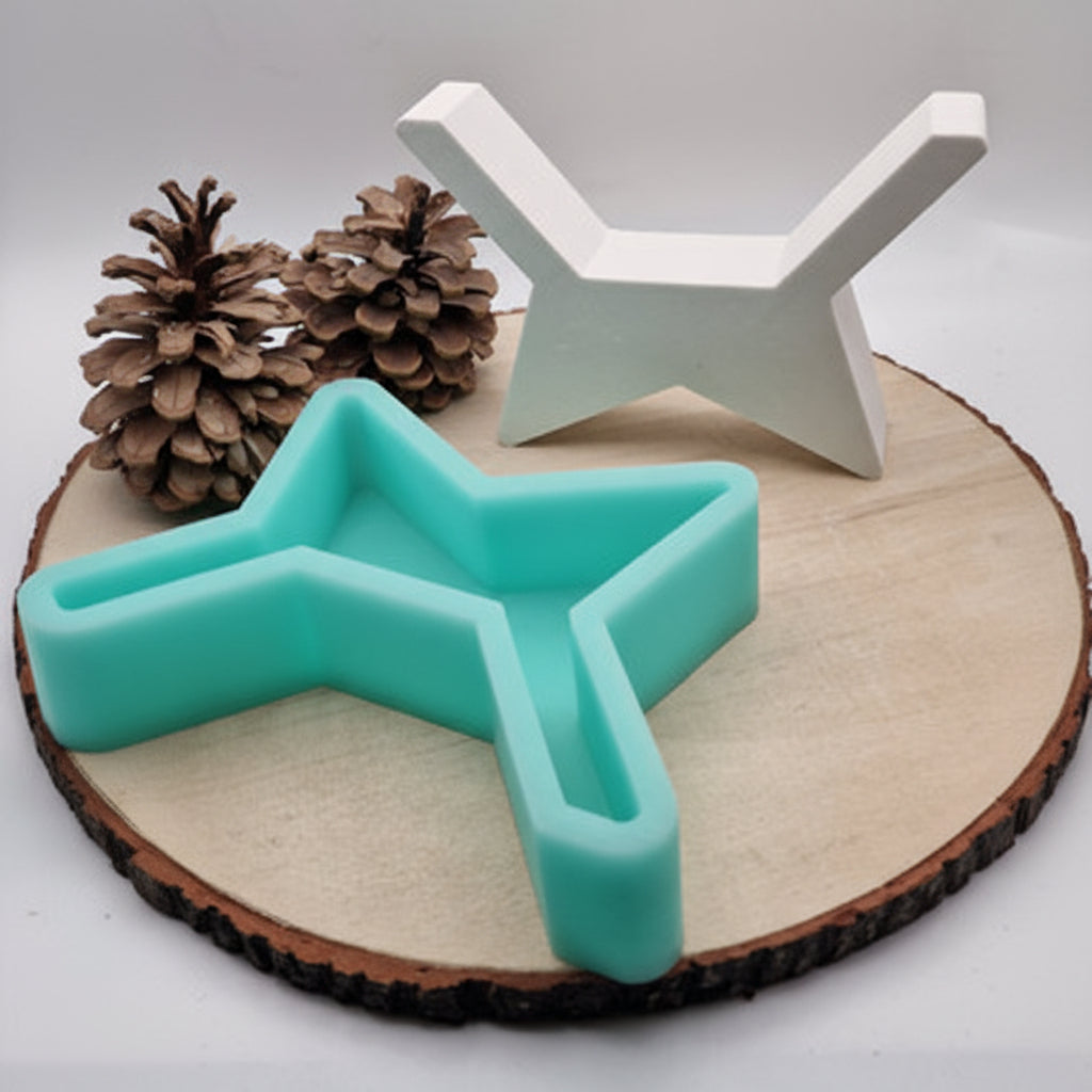 Silikonform Weihnachtsmann Tasche Set für festliche DIY Deko und weihnachtliche Gießprojekte mit Raysin oder Beton