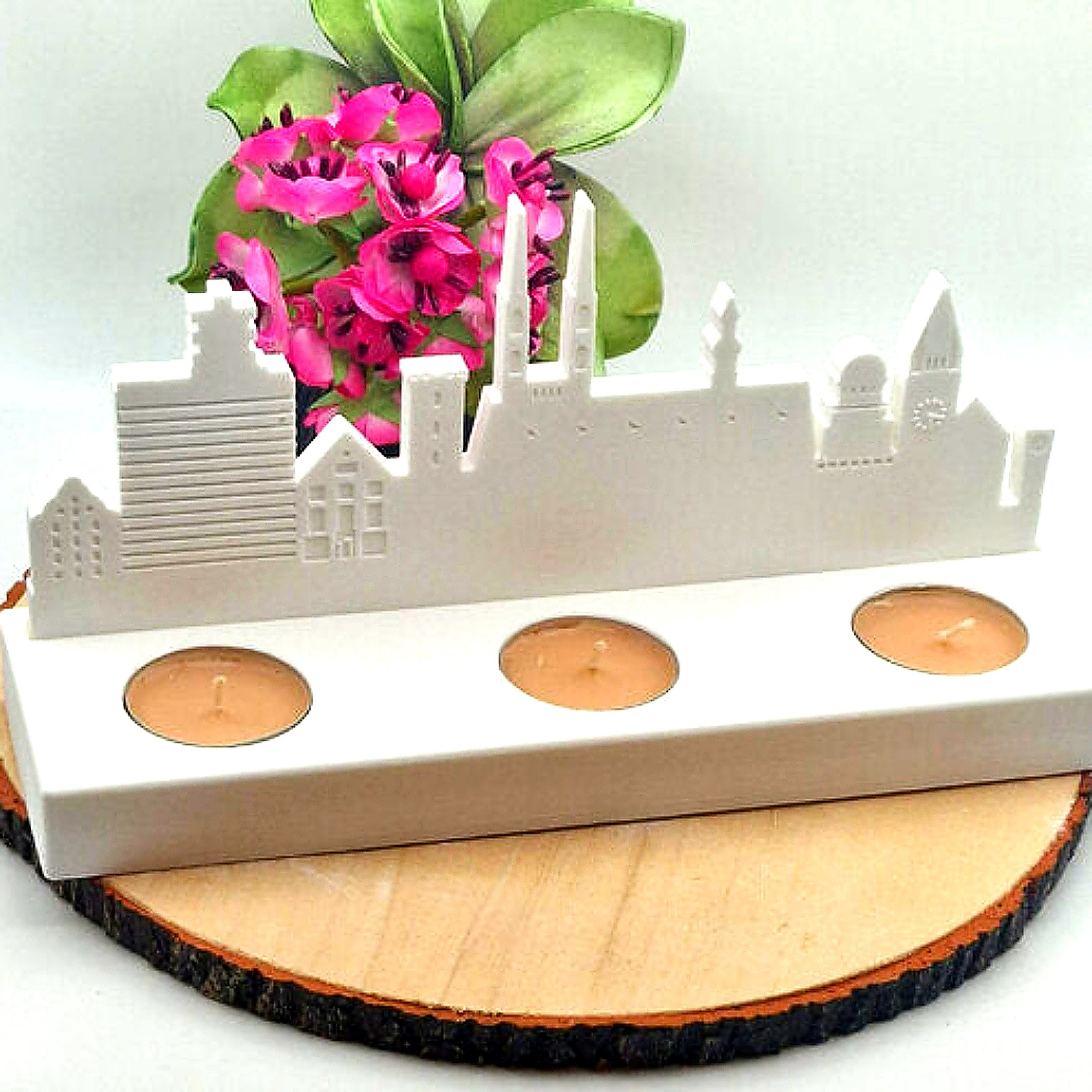 Skyline Bielefeld Nr 1 aus Raysin als moderne Stadtdekoration für Bielefeld Fans, Heimatdeko und individuelle Geschenkideen