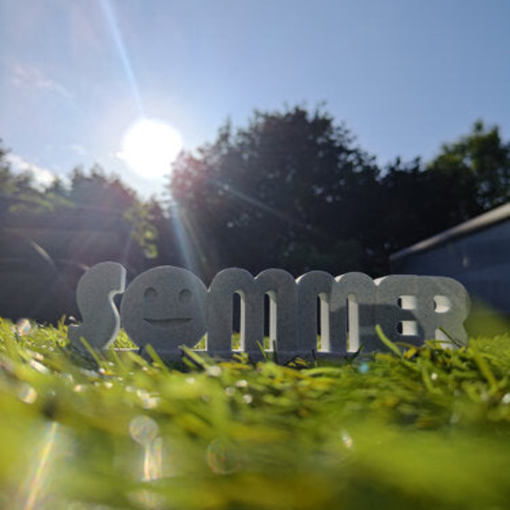 Gegossene Sommer Deko aus Raysin mit Silikonform Gießform als kreative DIY Sommer Dekoration und Geschenkidee für Zuhause und Garten